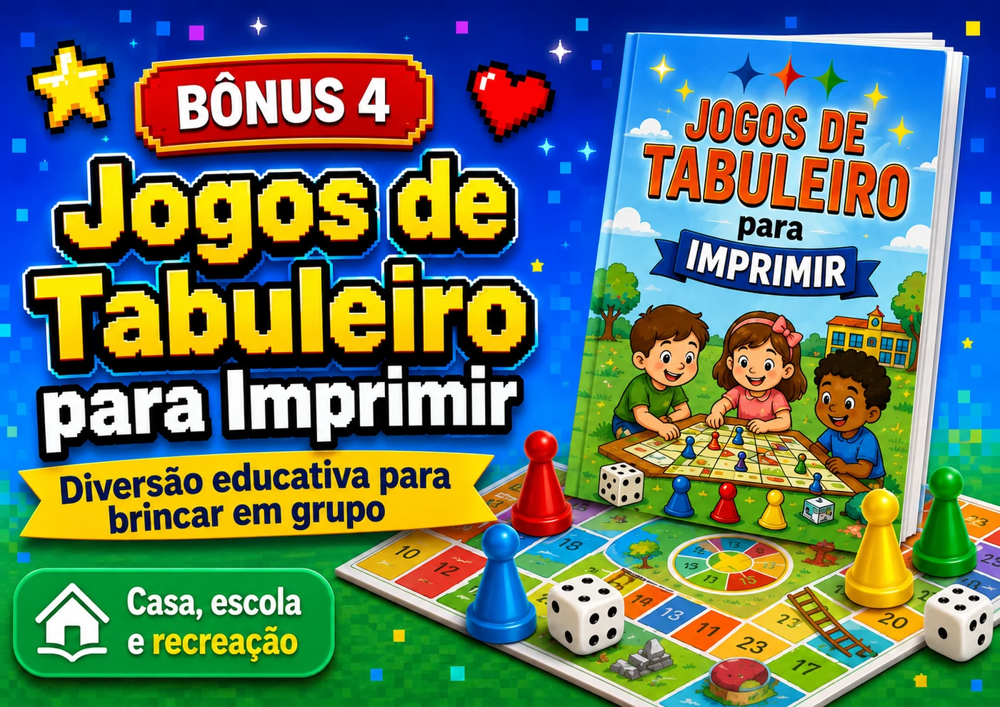 Bônus de jogos de tabuleiro para imprimir